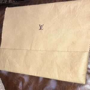 Louis Vuitton Vintage Wool Dust Bag 14W x 10L